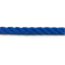 8mm 3 Strand Softline Multifilament Rope Royal Blue X 10 meter Længde