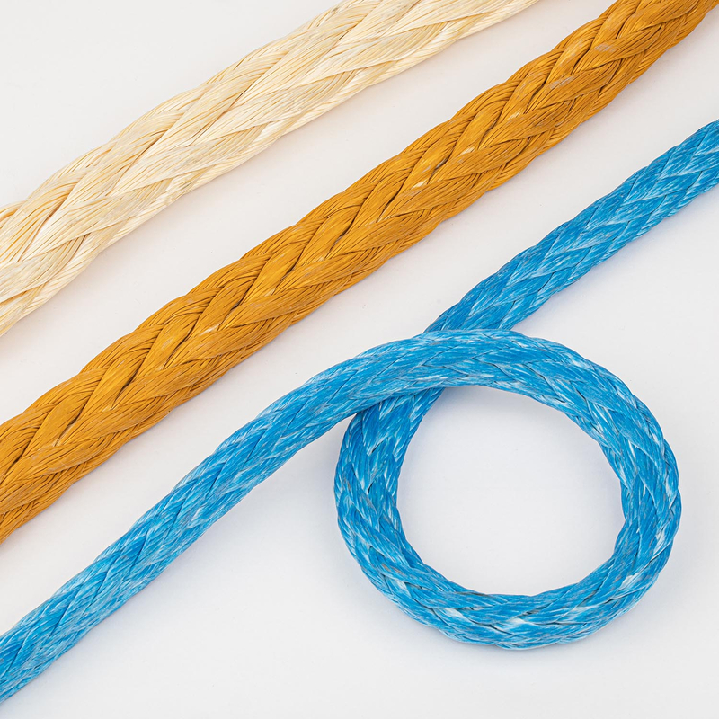 Uhmwpe polyester dækket offshore reb / ​​nylon / pp / polyester fortøjning reb marine reb
