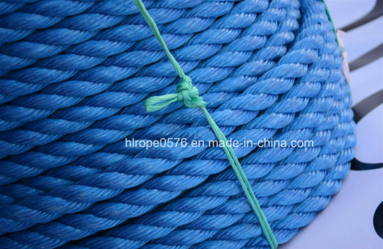 3Strand 38mm Twist Blue Polyproplylene reb