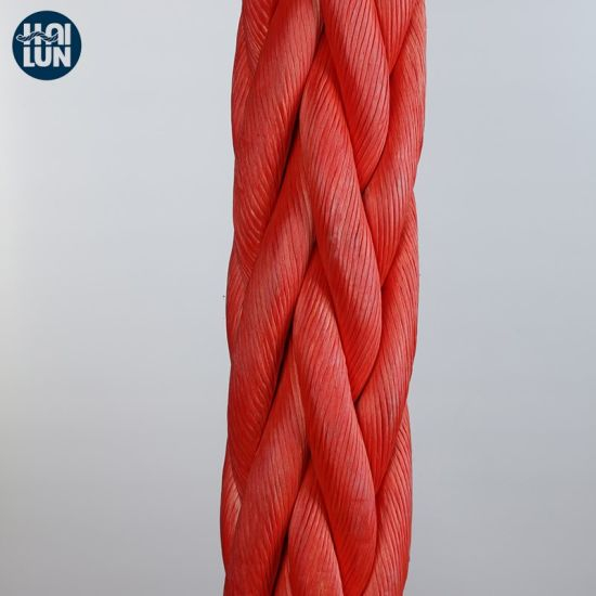 Polyester Cover 12 Strand Syntetisk UHMWPE / HMPE HMWPE Nylon Marine Towing Rope