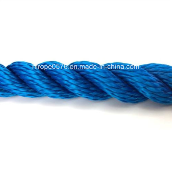 3 tråde 16mm kongeblå softline multifilament fortøjning reb