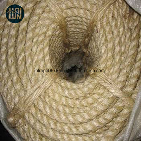 Professionel fabrikk Kina Factory Direct Supply Twist 3/4 Strand Sisal Rope